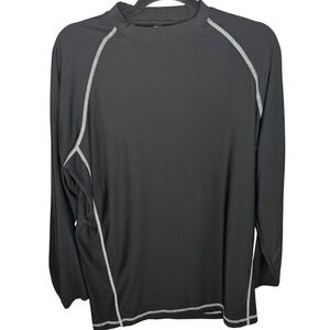 FJ FootJoy Men's Thermal Base Layer Long Sleeve Golf Shirt Black XL Fast Ship